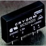 Sensata Technologies-MCXE240A5R Solid State Relays - SSRs Relay SSR 5mA 36V AC-IN 5A 280V AC-OUT 4-Pin SIP