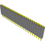 Samtec-ESS-125-T-05 Connector Headers and PCB Receptacles Conn Socket Strip SKT 25 POS 2.54mm Solder ST Top Entry Thru-Hole Bulk