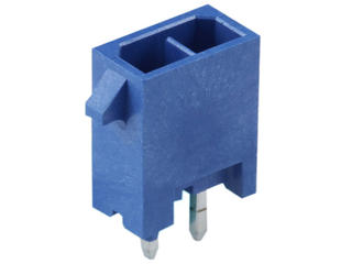 2242460431 - Micro-Fit+ Versa Color Vertical Header, Through Hole, 3.00mm Pitch, Dual Row, 4 Circuits, 0.38µm Gold (Au) Plating, Glow-Wire Capable, Blue, Tray