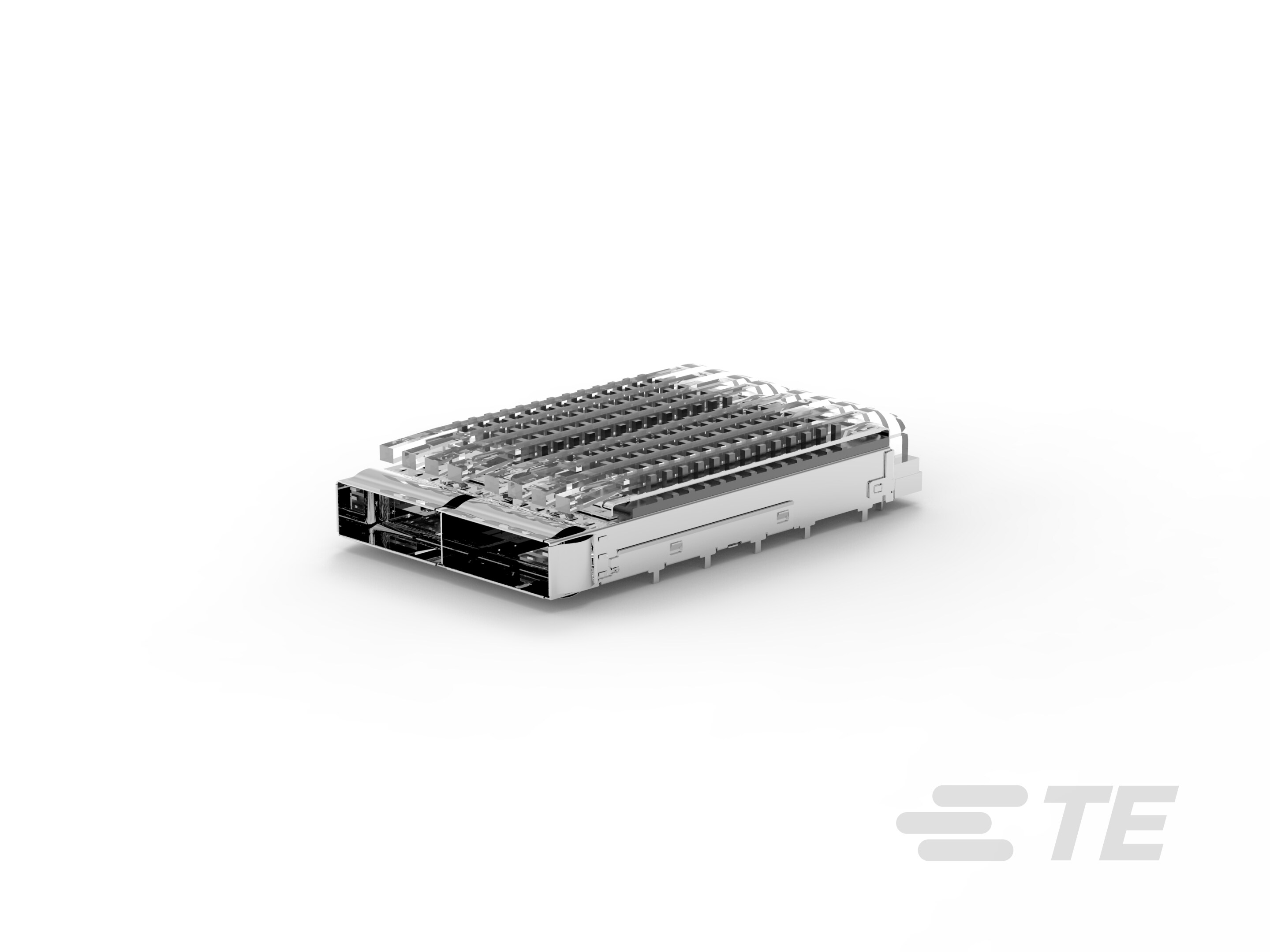 CAGE ASSEMBLY,1X2, QSFP28,SPRING, HS, LP-2170826-2 CAGE ASSEMBLY,1X2, QSFP28,SPRING, HS, LP-2170826-2