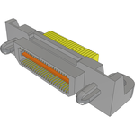 Samtec-QTS-025-01-H-D-RA Connector Headers and PCB Receptacles Conn Micro High Speed Terminal Strip HDR 50 POS 2.03mm/0.635mm Solder RA Side Entry SMD/Thru-Hole Tube