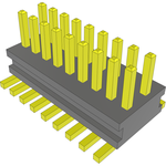 Samtec-FTE-109-01-G-DV Connector Headers and PCB Receptacles Conn Unshrouded Header HDR 18 POS 0.8mm Solder ST SMD Tube
