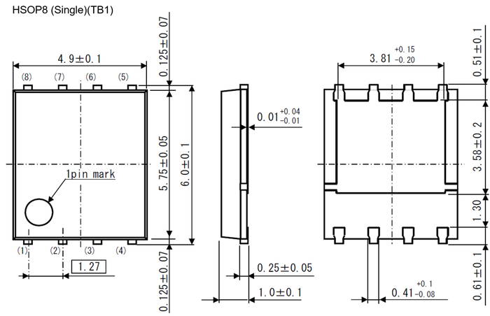 Product dimension image