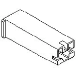 Molex-0351960111 Connector Discrete Wire Housing Conn Housing M 1 POS Crimp ST Cable Mount MP-Lock™ Bag