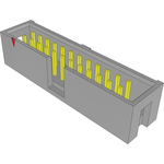 Samtec-TST-112-01-S-D-LL Connector Headers and PCB Receptacles Conn Shrouded Header HDR 24 POS 2.54mm Solder ST Top Entry Thru-Hole Bulk