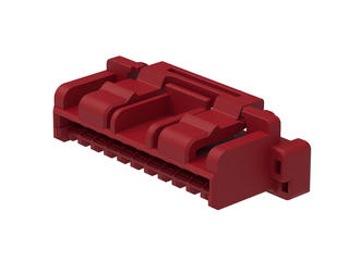 5025781102 - CLIK-Mate Plug Housing, 1.50mm Pitch, Single Row, Positive Lock, 11 Circuits, Red