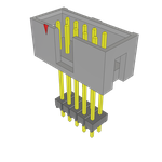 Samtec-ZST-105-05-L-D-897 Connector Headers and PCB Receptacles Conn Elevated Shrouded Header HDR 10 POS 2.54mm Solder ST Thru-Hole Bulk