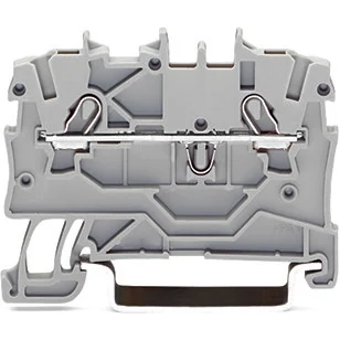 WAGO-2000-1204 Connector Terminal Blocks Conn Terminal Block 2 POS T DIN Rail 18A Box