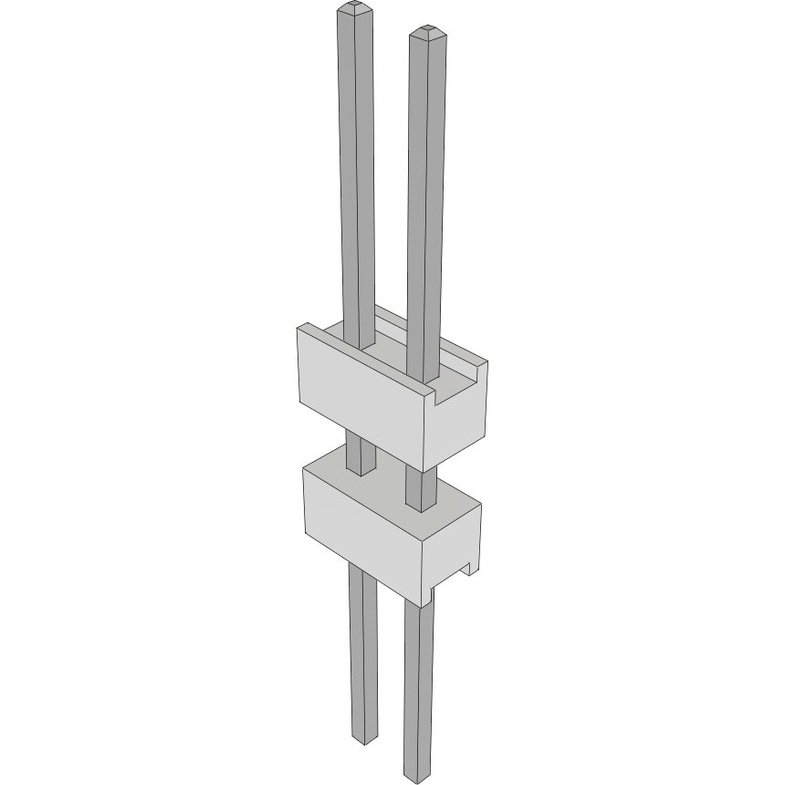 Samtec-HW-02-12-T-S-295-365 Connector Headers and PCB Receptacles Conn Board Stacker HDR 2 POS 2.54mm Solder ST Top Entry Thru-Hole Bulk Samtec-HW-02-12-T-S-295-365 Connector Headers and PCB Receptacles Conn Board Stacker HDR 2 POS 2.54mm Solder ST Top Entry Thru-Hole Bulk
