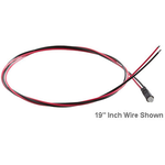 Bivar-PM5GDW18.0 Panel Mount Indicators Panel Mount LED Assembly, 5mm Green LED with Diffused Lens