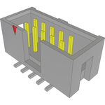 Samtec-HTST-105-01-F-DV Connector Headers and PCB Receptacles Conn Shrouded Header (4 Sides) HDR 10 POS 2.54mm Solder ST Top Entry SMD Tube
