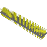 Samtec-MTMM-131-05-S-Q-180 Connector Headers and PCB Receptacles Conn Unshrouded Header HDR 124 POS 2mm Solder ST Top Entry Thru-Hole Bulk