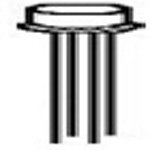 Microchip Technology-JANTX2N6351 Darlington BJT Trans Darlington NPN 150V 5A 1000mW 4-Pin TO-33 Box