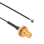 Amphenol RF-336312-12-0200 Cable Assembly Coaxial Cable Assembly 1.13mm Cable 0.2m SMA to AMC F-M Bag