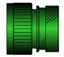 TE Connectivity-211M924-19B Backshells Lock Adapter Aluminum Alloy Olive Drab TE Connectivity-211M924-19B Backshells Lock Adapter Aluminum Alloy Olive Drab