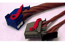 989821028 - 2.54mm Pitch MOX Receptacle Kit, 4 Rows, 40 Circuits, Gray