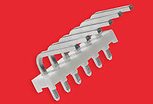 26613030 - KK 396 Header, Right-Angle, without Peg, 3 Circuits, Gold (Au) Plating