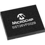 Microchip Technology-SST26VF032B-104V/MF Flash NOR Flash Serial (SPI, Dual SPI, Quad SPI) 3V/3.3V 32M-bit 32M/16M/8M x 1/2-bit/4-bit 8-Pin WDFN EP Tube