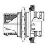 Glenair-MS27470Y19D32P Connector Circular Conn Circular PIN 32 POS Solder Cup ST Jam Nut 32 Terminal 1 Port