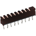 C&K-SPA06B Switch DIP Switch DIP OFF ON SPST 6 Raised Slide 0.01A 20VDC PC Pins 1000Cycles 2.54mm Thru-Hole Tube