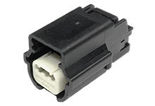 314043500 - 2.54mm MX64 Sealed Crimp Housing, Single Row, Kaizan Terminal, Black, 3 Circuits, Key B, without CPA Lock