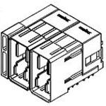 Molex-0783491044 Connector Backplane Conn Backplane HDR 4Power POS Press Fit RA Thru-Hole Impact™ Tray