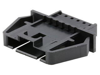 701070052 - SL Wire-to-Wire Panel Mount Crimp Housing, Single Row, Version B, with Mounting Ears, 18 Circuits, Black