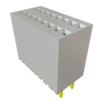 Samtec-SMS-108-01-G-D Connector Headers and PCB Receptacles Conn Socket Strip SKT 16 POS 1.27mm Solder ST Thru-Hole Bulk