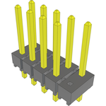 Samtec-HTSW-105-14-G-D-009 Connector Headers and PCB Receptacles Conn Unshrouded Header HDR 10 POS 2.54mm Solder ST Top Entry Thru-Hole Bulk Samtec-HTSW-105-14-G-D-009 Connector Headers and PCB Receptacles Conn Unshrouded Header HDR 10 POS 2.54mm Solder ST Top Entry Thru-Hole Bulk