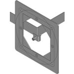Hammond Manufacturing-1485DV2 Cable Accessories Cable Accessories Swivel Nipple Square Steel Gray Hammond Manufacturing-1485DV2 Cable Accessories Cable Accessories Swivel Nipple Square Steel Gray