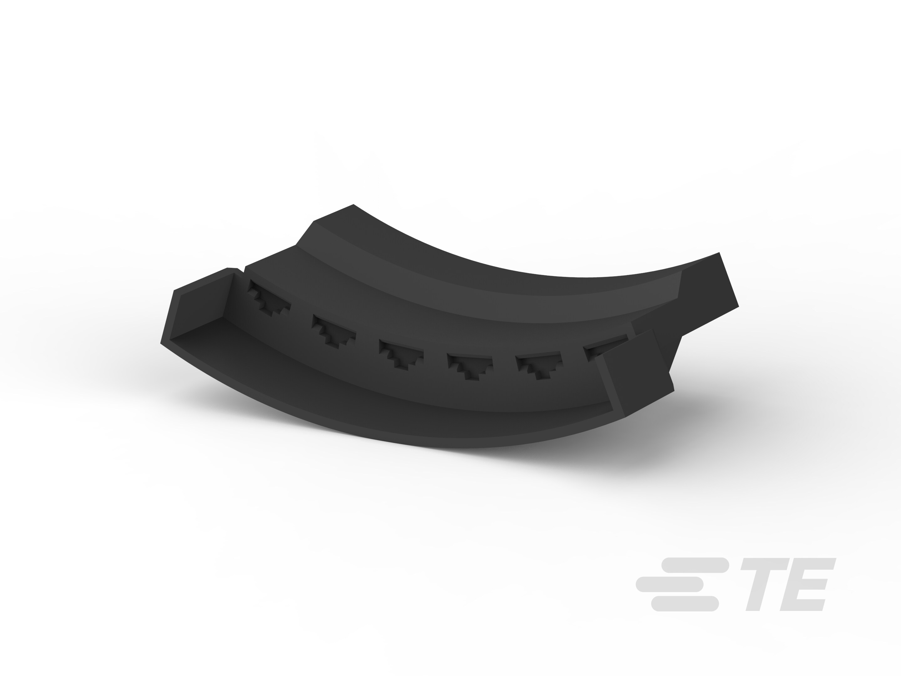 FF 187 REC HSG 6P NYLON BLACK-521381-1