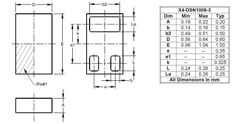 DMN3060LCA3 product image