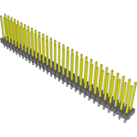 Samtec-HTSW-131-15-L-D Connector Headers and PCB Receptacles Conn Unshrouded Header HDR 62 POS 2.54mm Solder ST Top Entry Thru-Hole Bulk