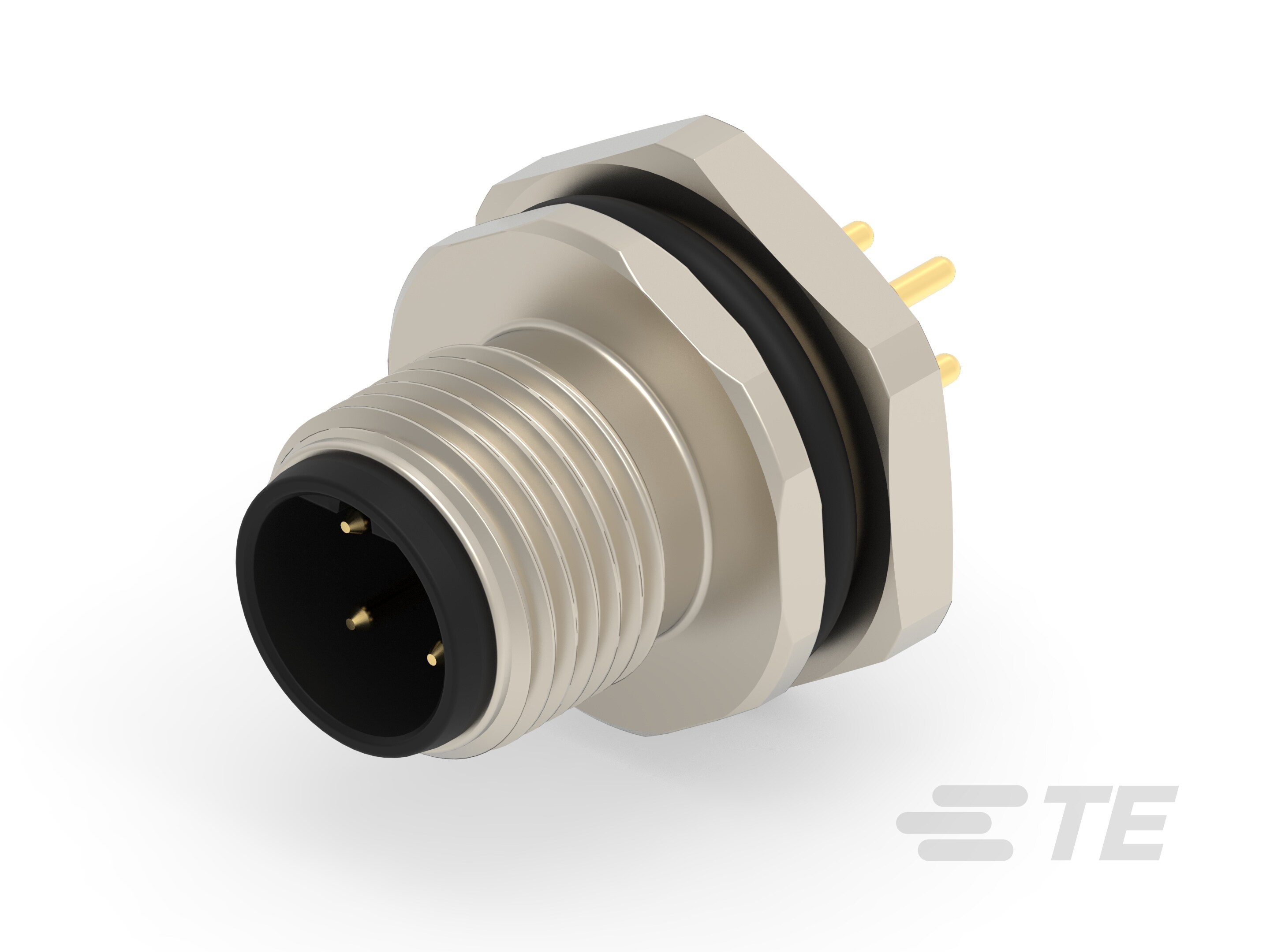 M12,FRONT MOUNTING,MALE,B CODE,4P-T4142412041-000