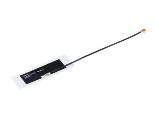 2042810100 - Wi-Fi 6E Flex Cabled Side-Fed Balanced Antenna, 100.00mm Cable Length, Compatible with U.FL / I-PEX MHF Connectors