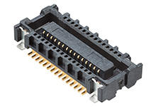 5009130502 - SlimStack Board-to-Board Receptacle, 0.40mm Pitch, J-Bend Series, 1.80 or 2.30mm Mated Height, 4.20mm Mated Width, 50 Circuits