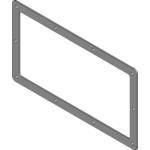 Hammond Manufacturing-1485FK Cable Accessories Cable Accessories Cable Accessories Cover Steel Gray