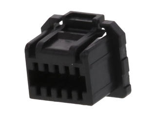 5054321001 - 1.25mm Pitch, Micro-Lock Plus Receptacle Crimp Housing, Dual Row, Positive Lock, 10 Circuits, Black