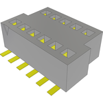 Samtec-BKS-111-01-FM-V Connector Headers and PCB Receptacles Conn Socket Strip SKT 11 POS 1mm Solder ST SMD TIGER CLAW™ Tube