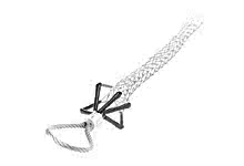1300950197 - Junior Duty Wire Mesh Pulling Grip, Single Weave, Flexible Eye, Mesh Length 0.203m (8.00"), Approximate Break Strength 771.11kg (1700 lbs)
