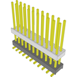 Samtec-HW-11-12-G-D-450-SM-A Connector Headers and PCB Receptacles Conn Board Stacker HDR 22 POS 2.54mm Solder ST Top Entry SMD Tube