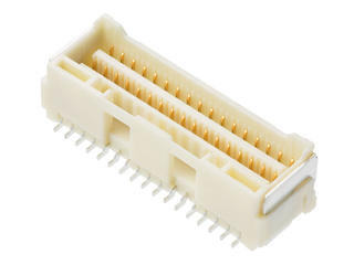 2132273270 - 1.50mm Pitch CLIK-Mate Wire-to-Board PCB Receptacle, Dual Row, Surface Mount, Vertical, 0.76µm Gold (Au) Plating, 32 Circuits, Natural