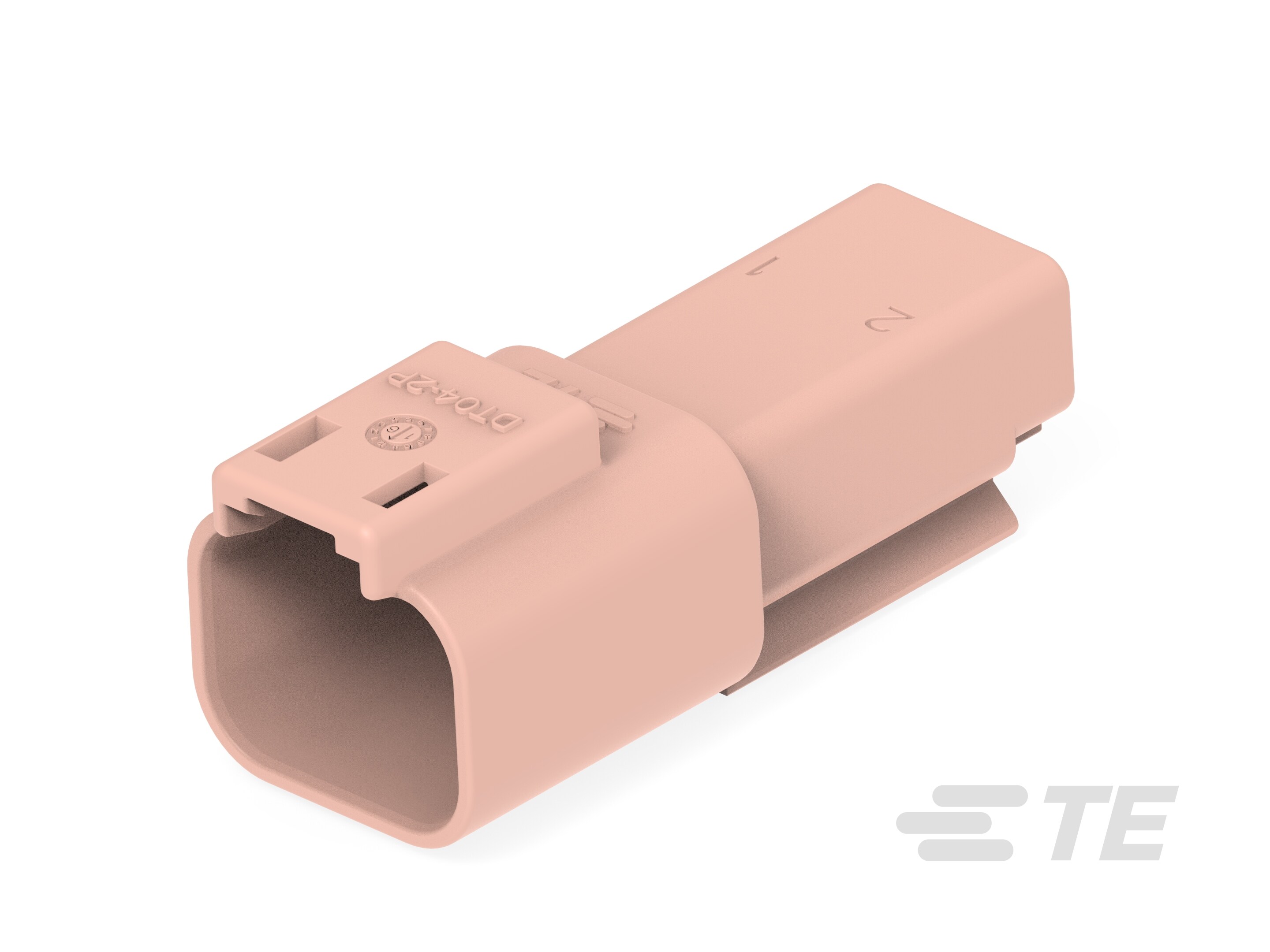 DT04-2P-TE09, RCPT, 2P, BRN, E-1-2448108-1 DT04-2P-TE09, RCPT, 2P, BRN, E-1-2448108-1