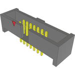 Samtec-ESHF-107-01-L-D-TH Connector Headers and PCB Receptacles Conn Shrouded Header (4 Sides) HDR 14 POS 1.27mm Solder ST Top Entry Thru-Hole Tube