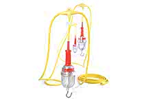 1301040040 - Haztex Hazardous and Wet Location Stringlight 100W with 5 Lamps 12/3 SOOW 19.81m (65.0')Length 1301040040 - Haztex Hazardous and Wet Location Stringlight 100W with 5 Lamps 12/3 SOOW 19.81m (65.0')Length