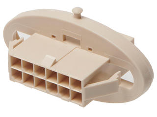 2070170016 - Mini-Fit Sigma Sealed Plug Housing, Dual Row, 4.20mm Pitch, 16 Circuits, UL94V-0, Natural