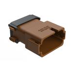 Amphenol-AT16-15PD-EK02 Connector Discrete Wire Housing Conn Housing M 15 POS Crimp ST Cable Mount Brown Box