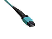 1062831004 - Quad Small Form-factor Pluggable Plus (QSFP+) Optical Jumper Cable Assembly, 4 TX, 4 RX; 8 Fiber MTP Multimode 50/125µm 3.00mm Round Cable Plenum, High Bandwidth (OM3), 4.0m (13.12' ) Length, Aqua Cable 1062831004 - Quad Small Form-factor Pluggable Plus (QSFP+) Optical Jumper Cable Assembly, 4 TX, 4 RX; 8 Fiber MTP Multimode 50/125µm 3.00mm Round Cable Plenum, High Bandwidth (OM3), 4.0m (13.12' ) Length, Aqua Cable