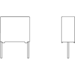 Vishay-BFC233823473 Capacitor Film Cap Film Suppression X2 0.047uF 630VDC/310VAC PP 20% (12.5 X 4 X 10mm) Radial 10mm 110°C Loose