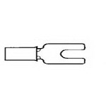TE Connectivity-180396-2 Connector Terminals Spade Tongue Terminal 14-18AWG Tin Strip